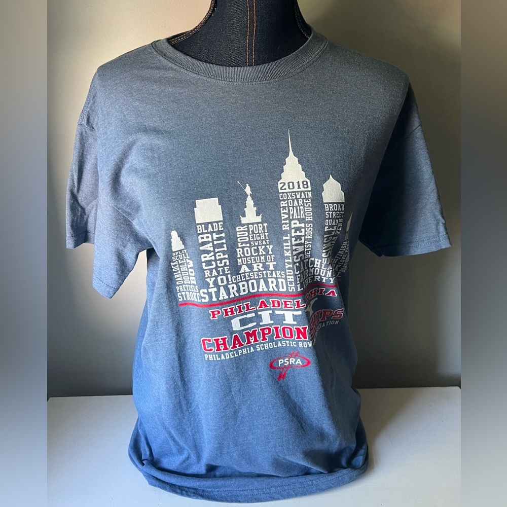 Philadelphia City Championships PSRA Blue T-shirt Medium